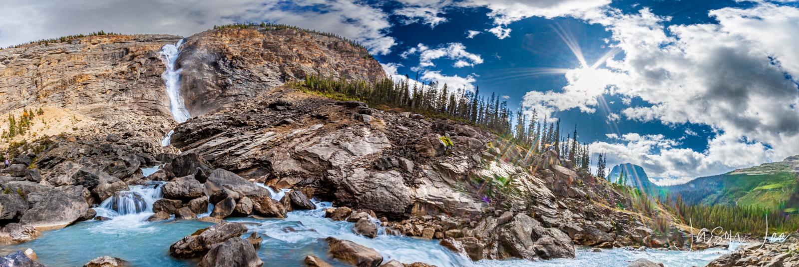 Takakkaw Falls Panorama