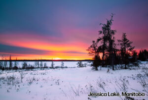 Jessica Lake Sunrise – Postcard