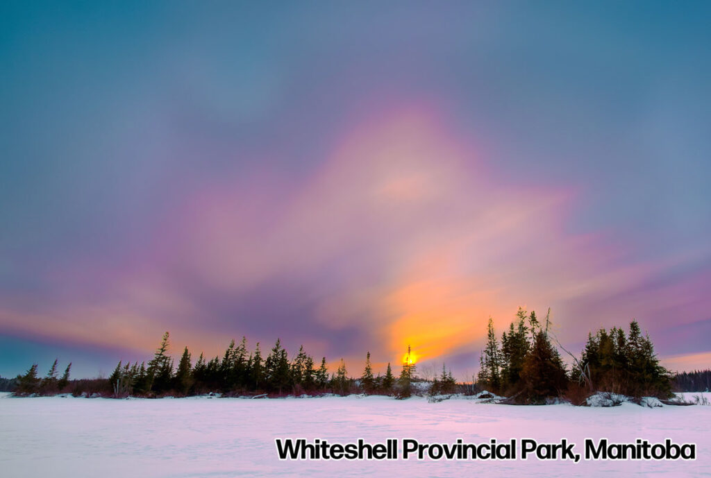 Postcard - Malloy Lake Sunset