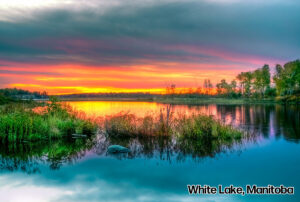 White Lake Sunset – Postcard