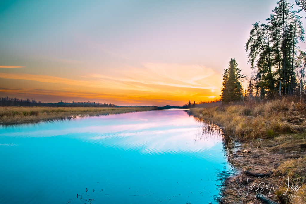 Whiteshell River Sunset