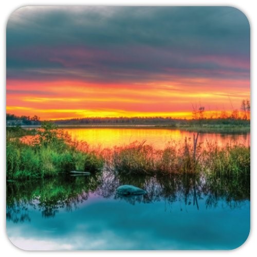 Photo Coaster - White Lake Sunset