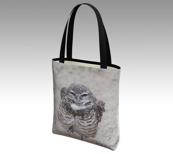 Canvas Tote - Burrowing Owl