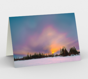 Malloy Lake Sunset – Greeting Cards (Set of 3)