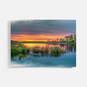 White Lake Sunset – 500-Piece Jigsaw Puzzle