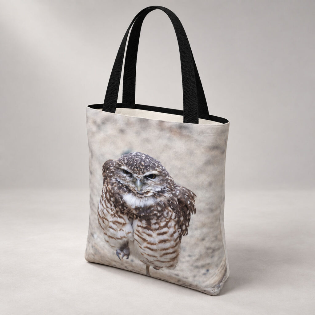 Burrowing Owl – Canvas Tote Bag