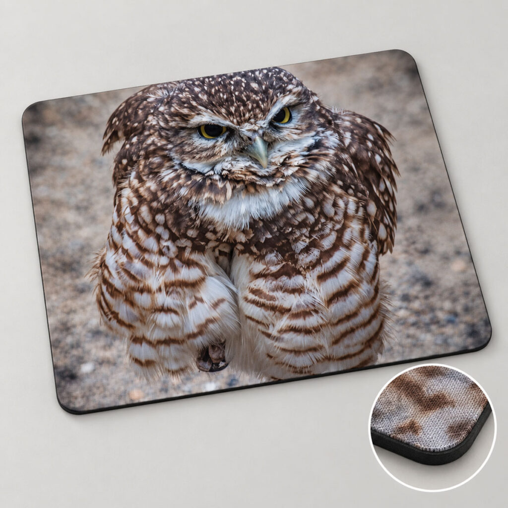 Burrowing Owl – Photo Mousepad