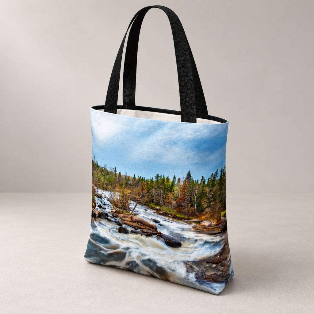 Fall River Rapids – Canvas Tote Bag