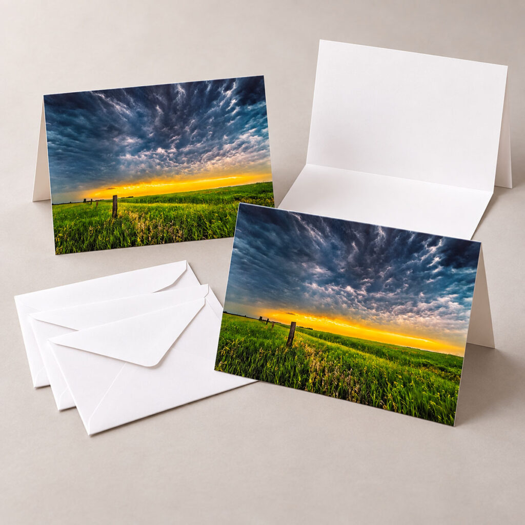 Fire Behind the Storm – Greeting Cards (Set of 3)