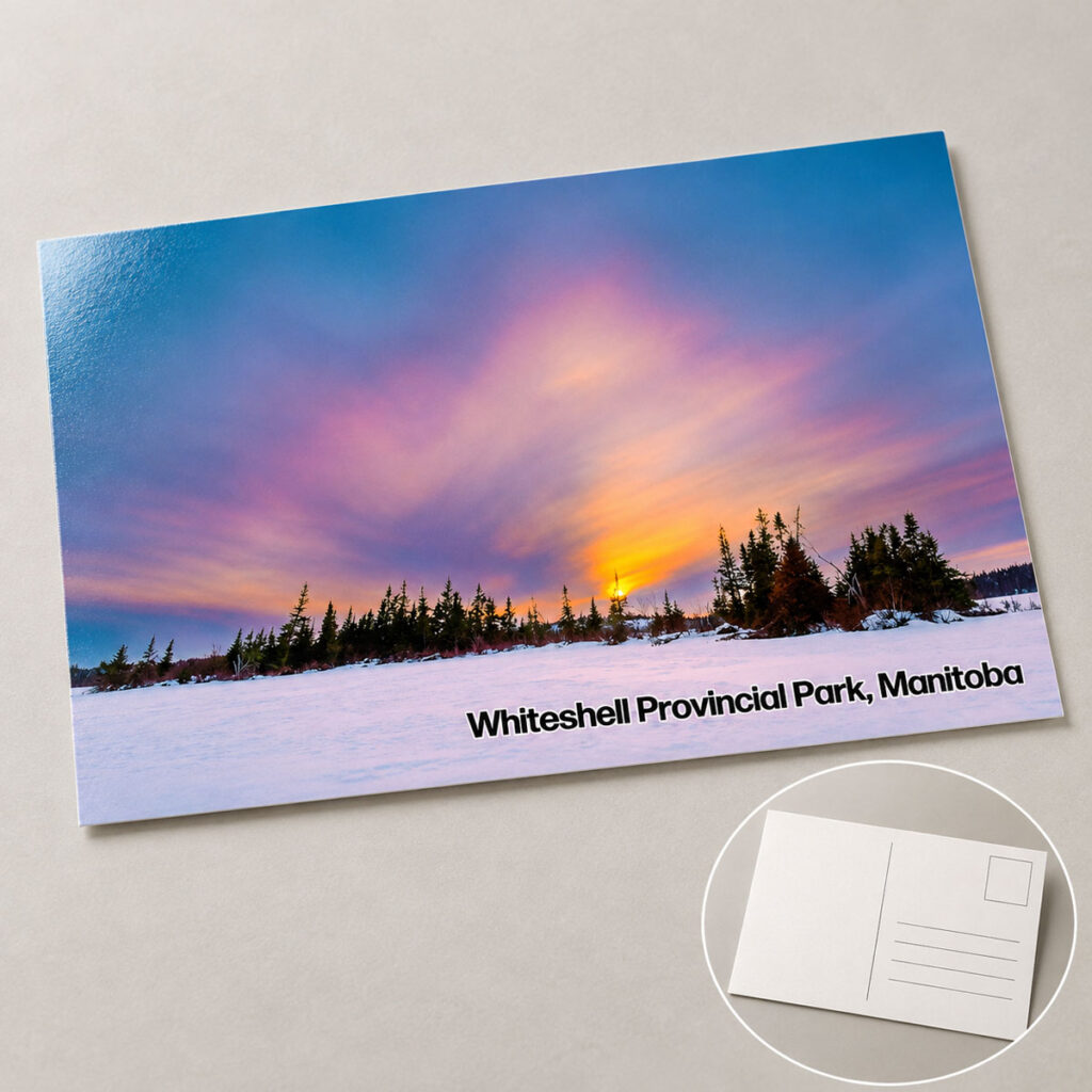 Malloy Lake Sunset – Postcard