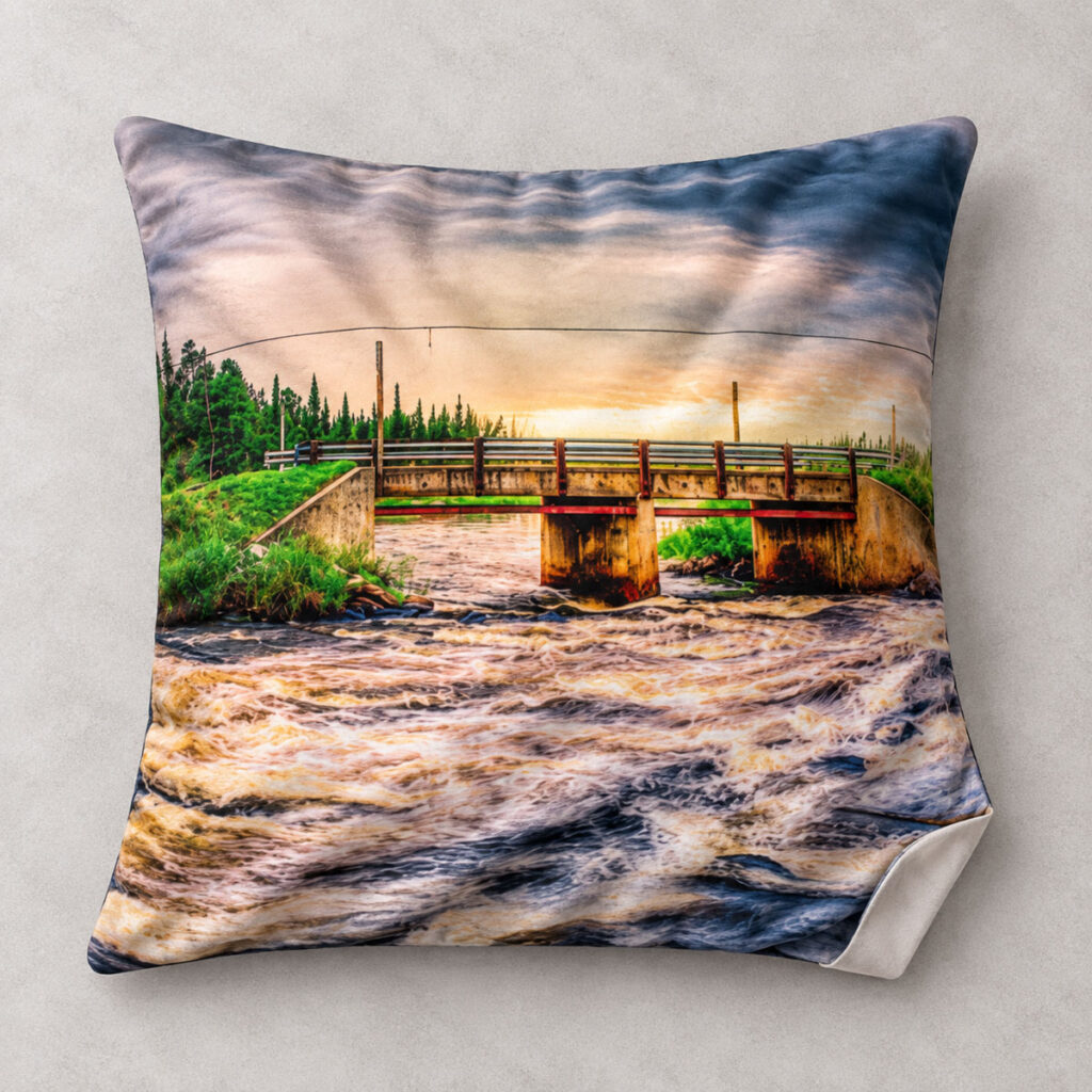 Reed Falls – 18 × 18-inch Pillow Cover