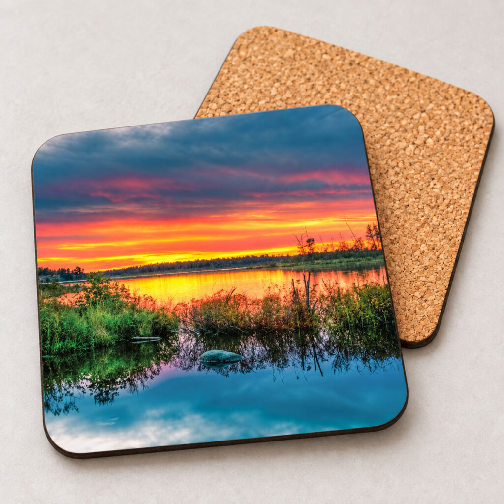 White Lake Sunset – Photo Coaster