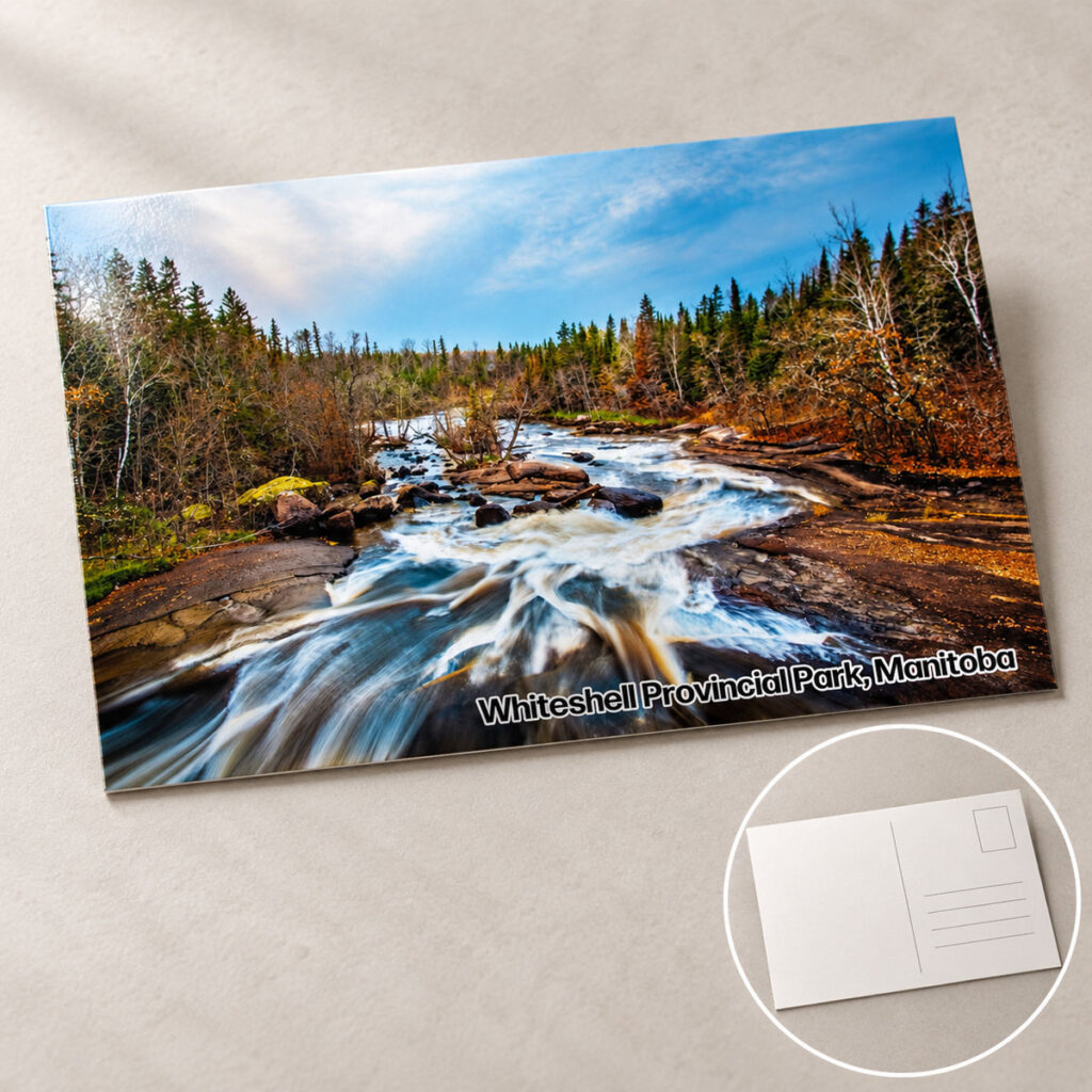 Fall River Rapids – Postcard