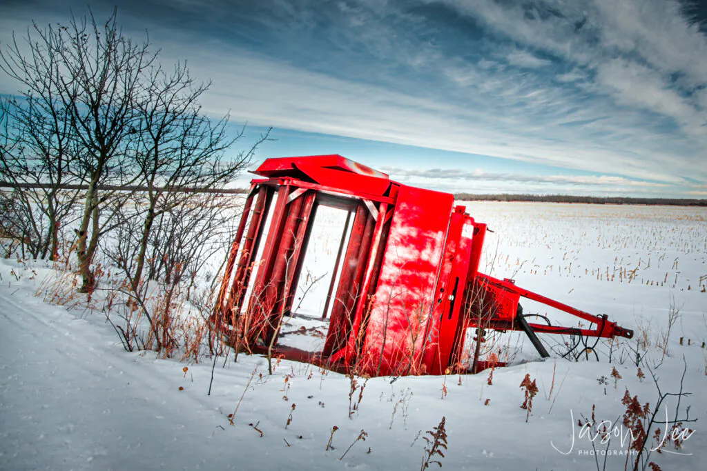 Farm Equipment in Winter