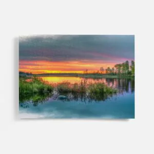 White Lake Sunset – 500-Piece Jigsaw Puzzle