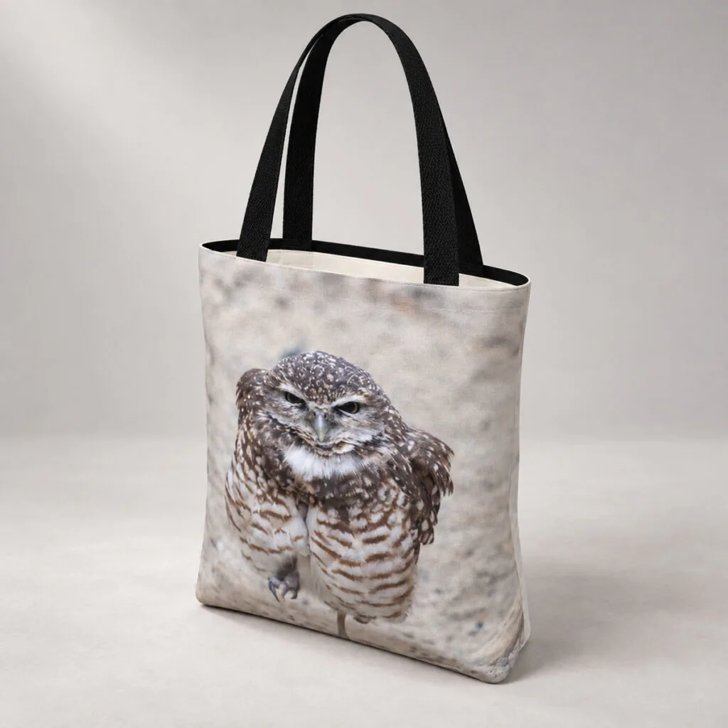 Burrowing Owl – Canvas Tote Bag