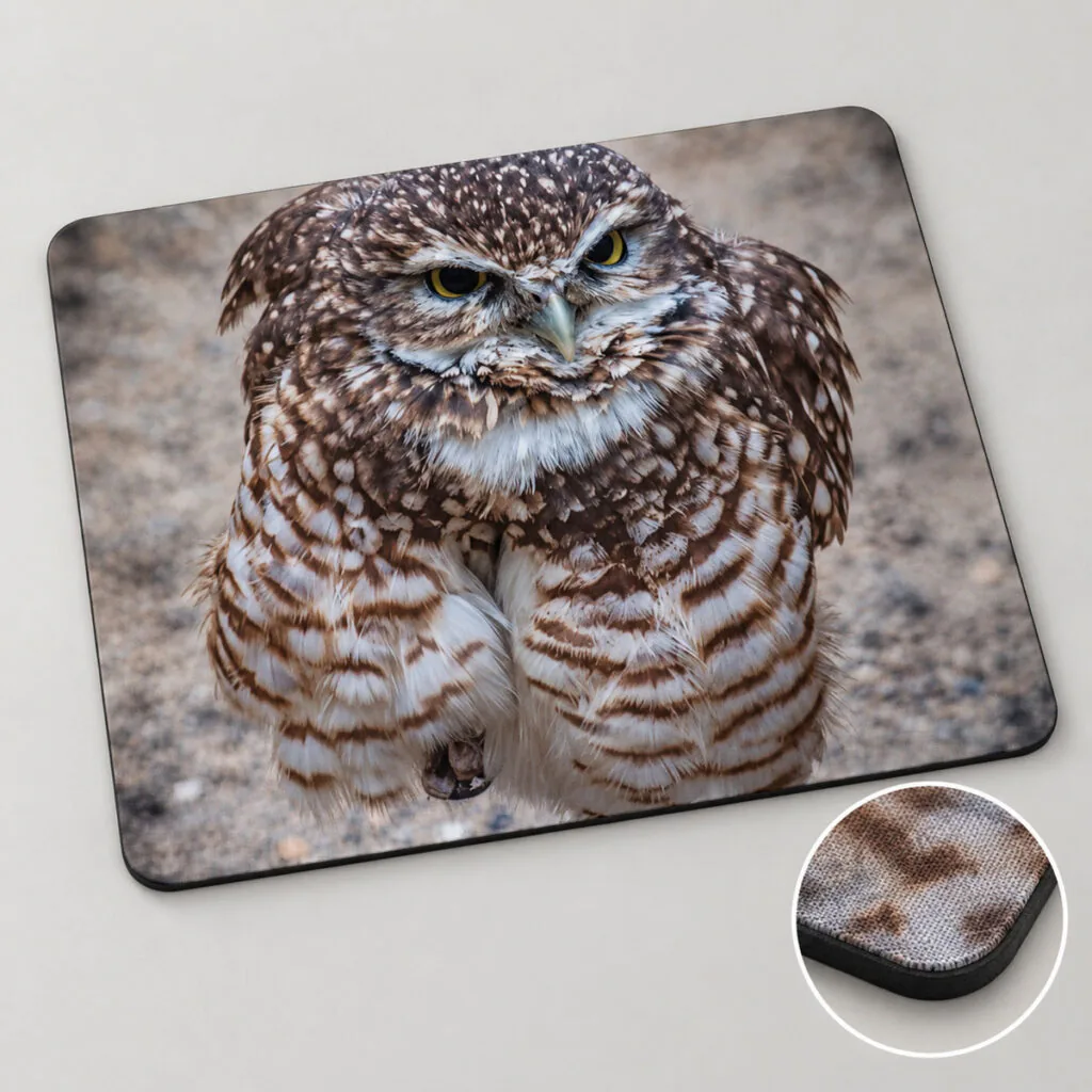 Burrowing Owl – Photo Mousepad