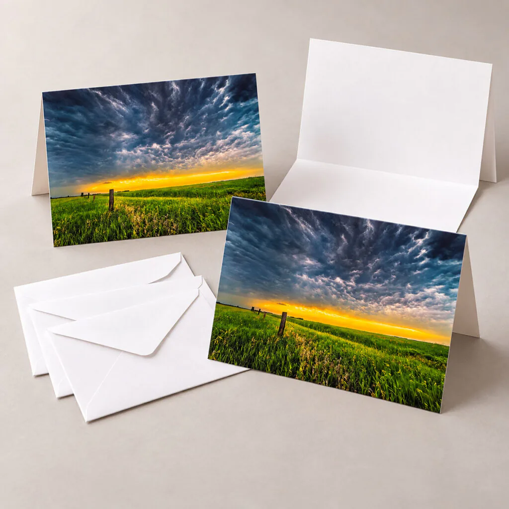 Fire Behind the Storm – Greeting Cards (Set of 3)