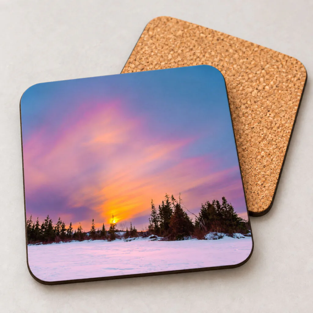 Malloy Lake Sunset – Photo Coaster