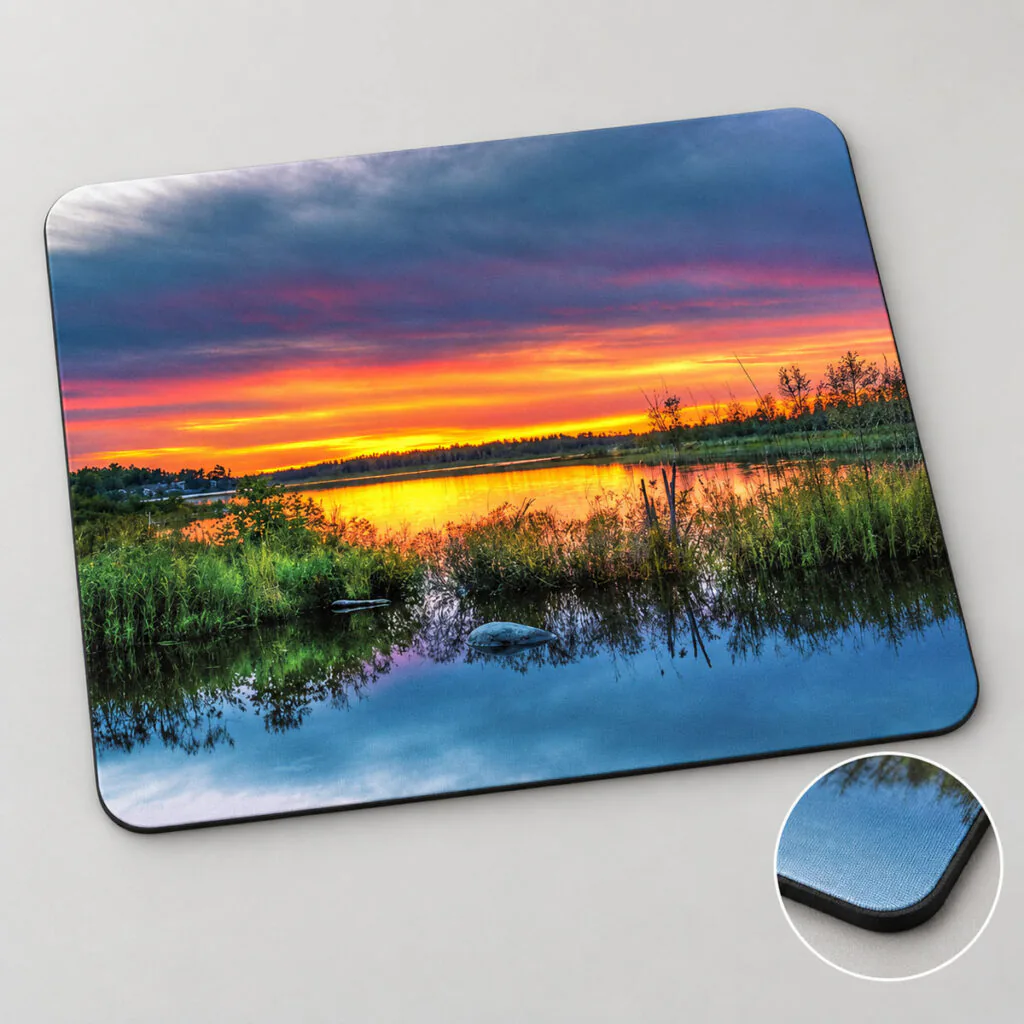 White Lake Sunset – Photo Mousepad