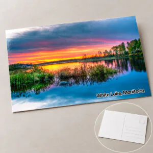 White Lake Sunset – Postcard