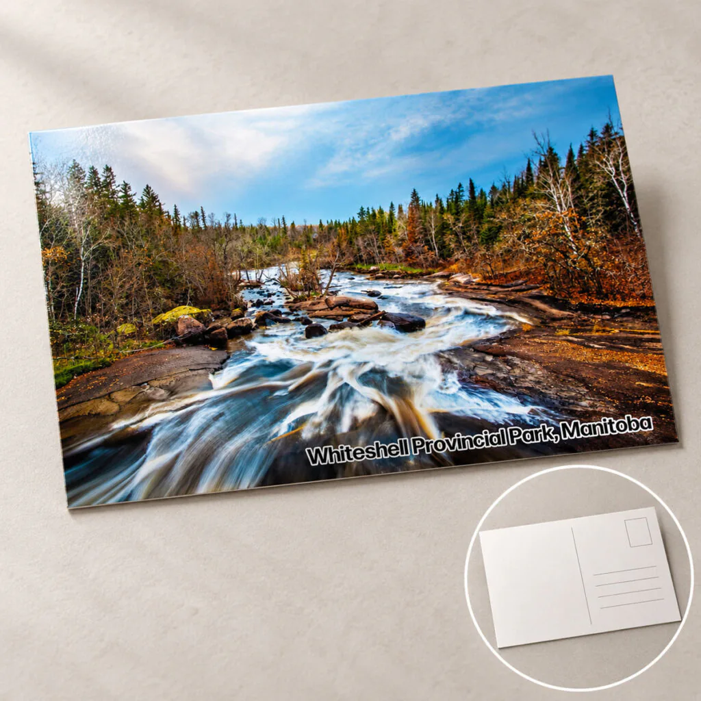 Fall River Rapids – Postcard