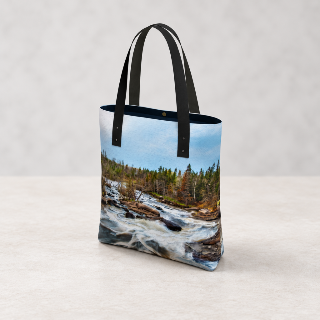 Fall River Rapids – Canvas Tote Bag