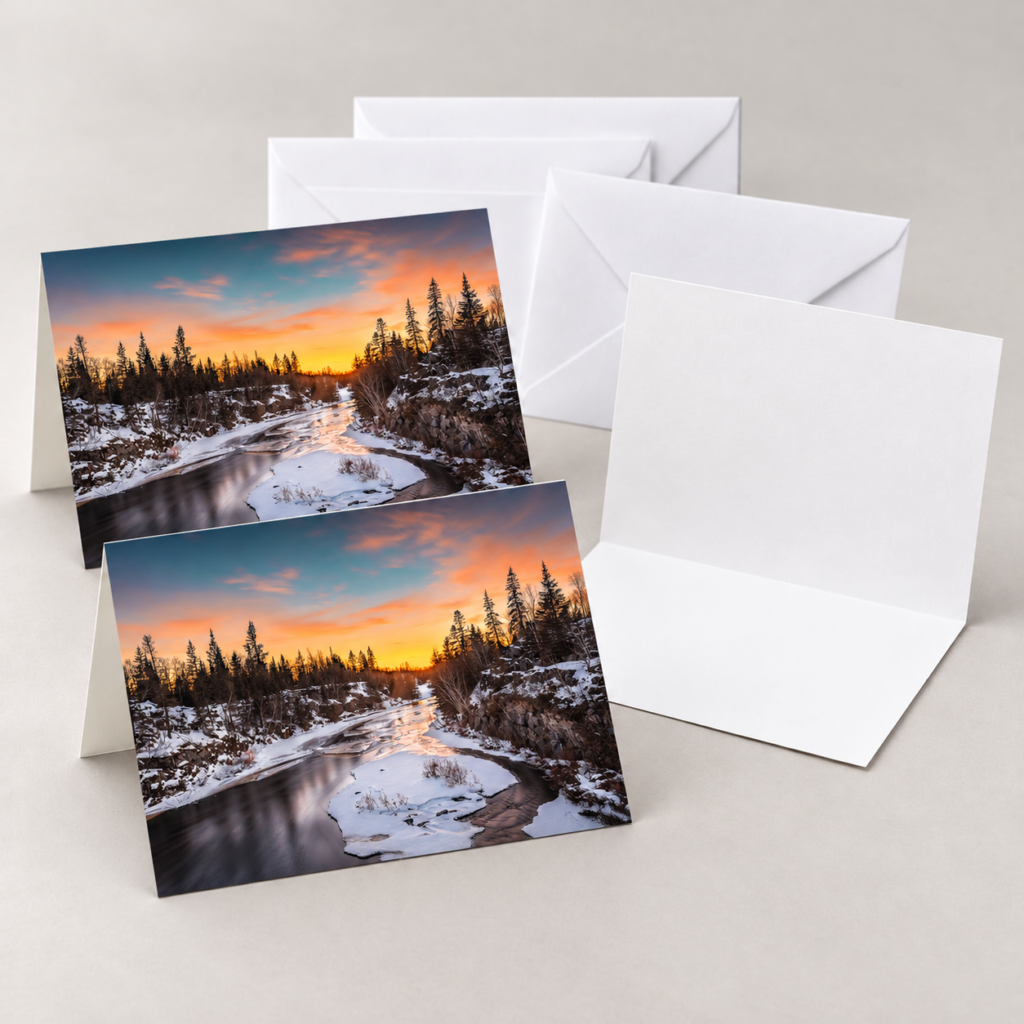 Pinawa Sunset – Greeting Cards (Set of 3)