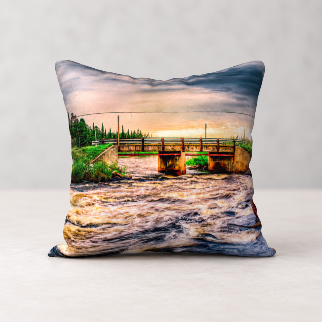 Reed Falls – 18 × 18-inch Pillow Cover