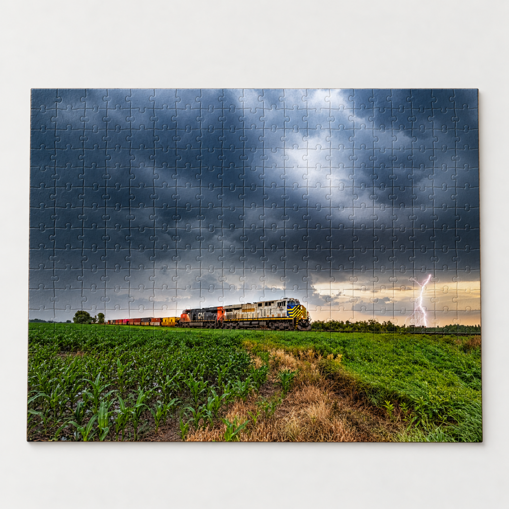 Thundering Rails – 500-Piece Jigsaw Puzzle