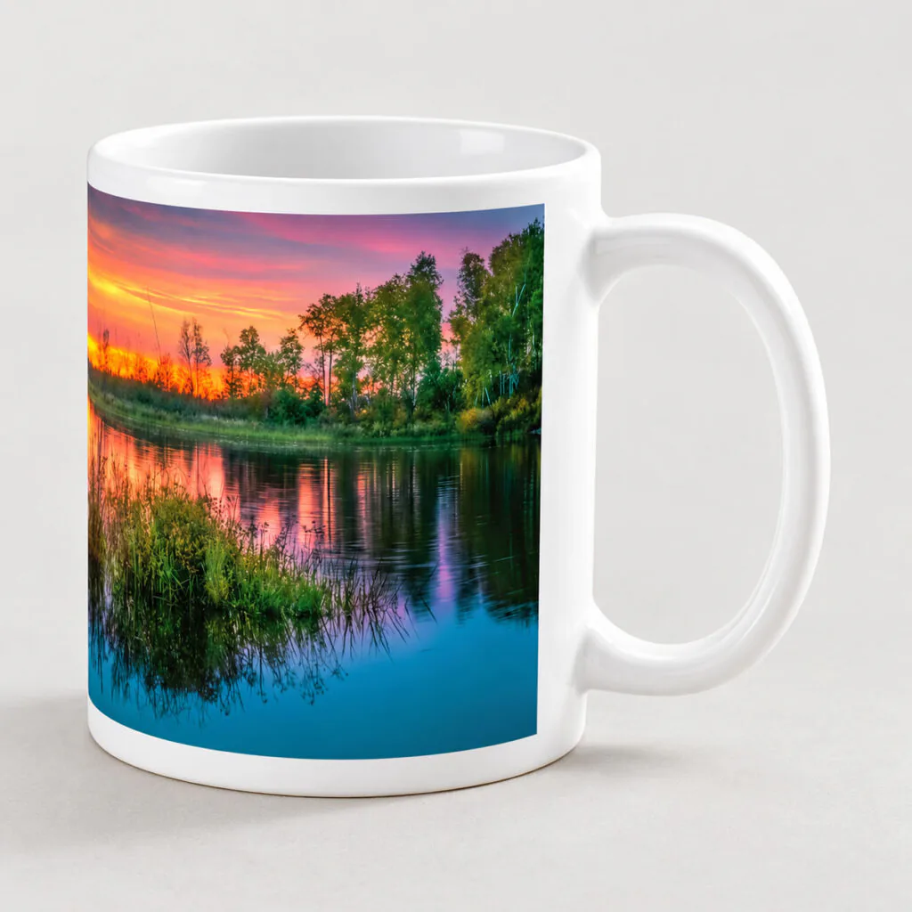 White Lake Sunset – Photo Mug